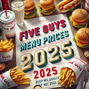 Five Guys Menu